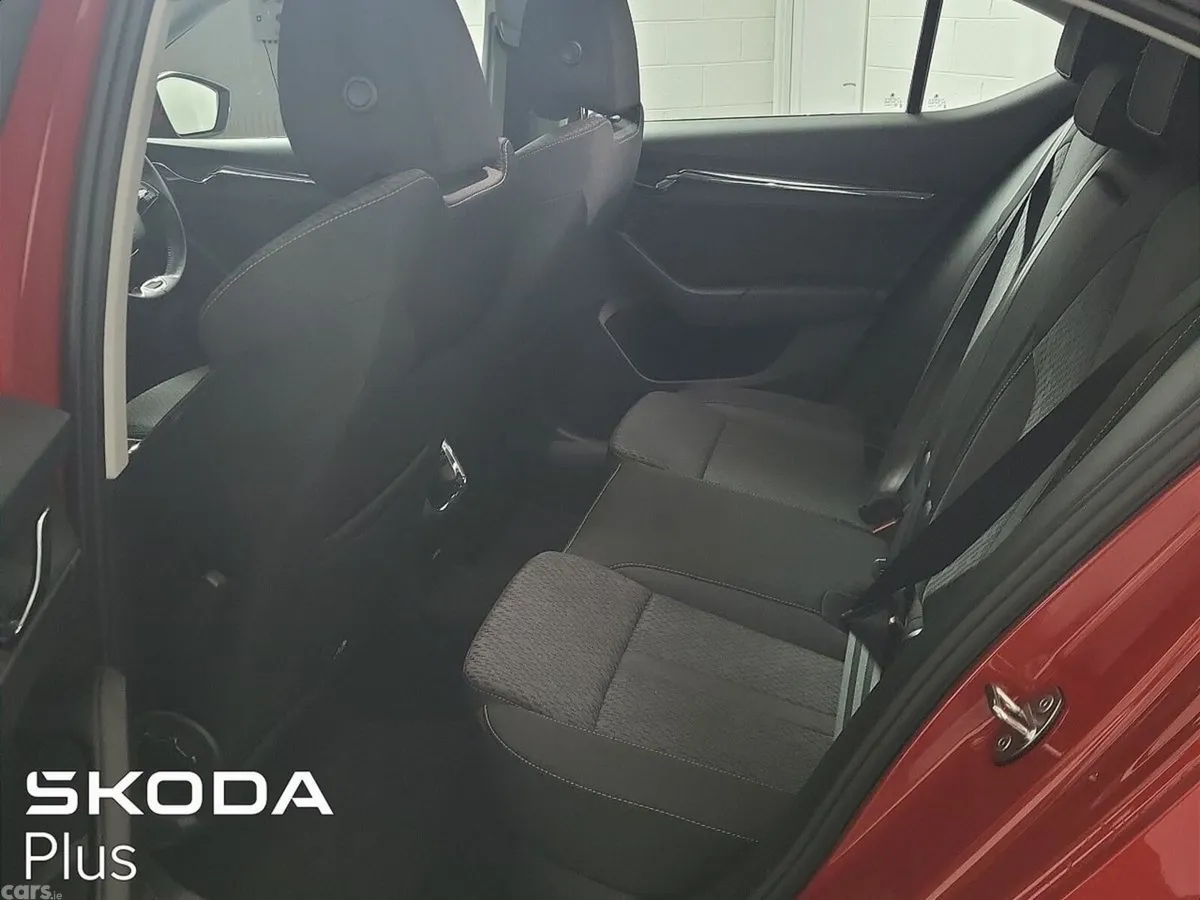 Skoda Octavia Saloon, Petrol Hybrid, 2024, Red