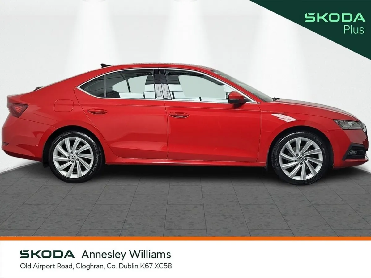 Skoda Octavia Saloon, Petrol Hybrid, 2024, Red