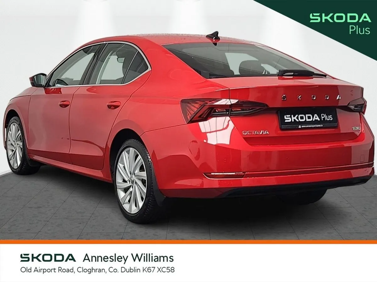 Skoda Octavia Saloon, Petrol Hybrid, 2024, Red