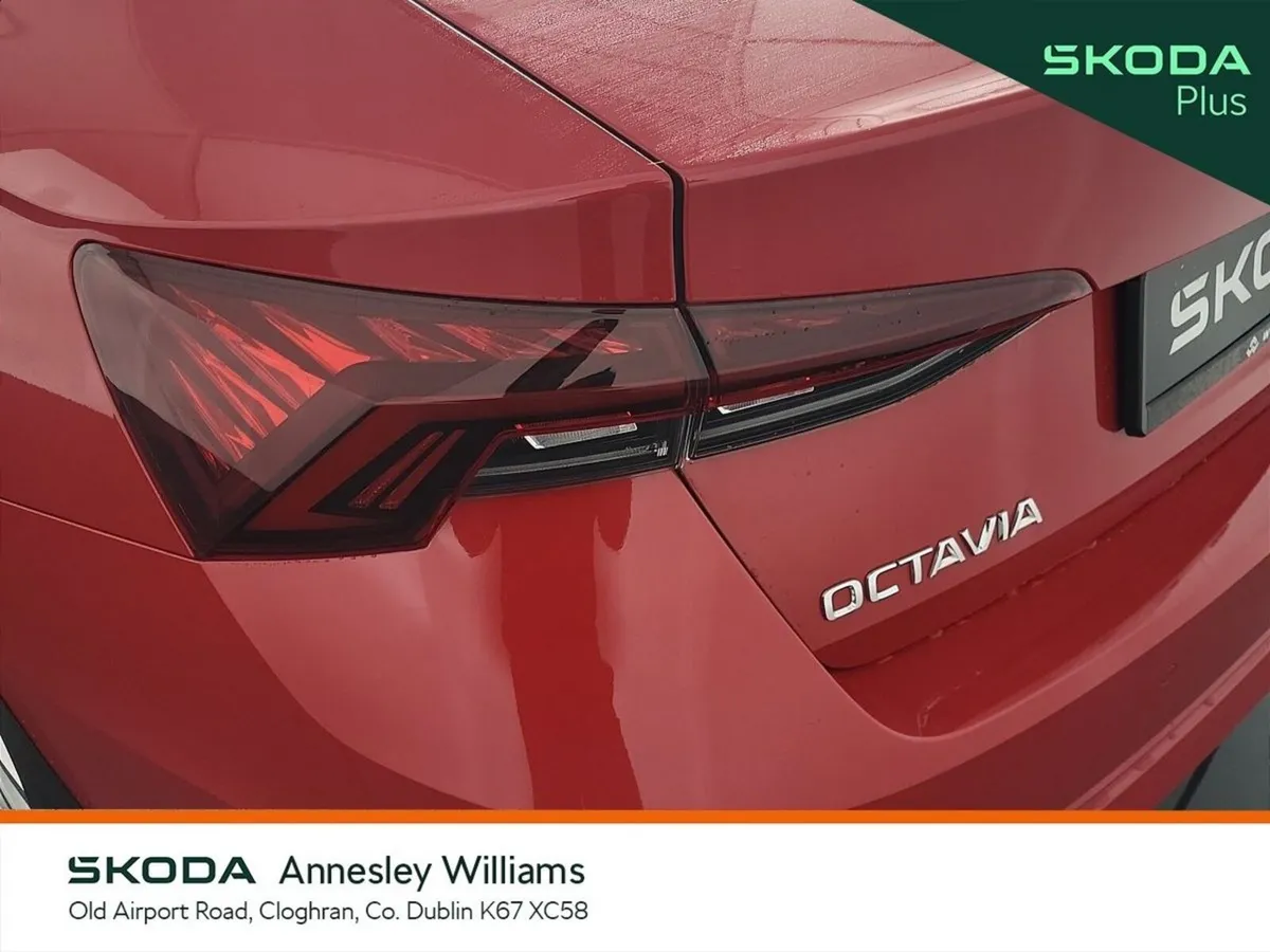 Skoda Octavia Saloon, Petrol Hybrid, 2024, Red
