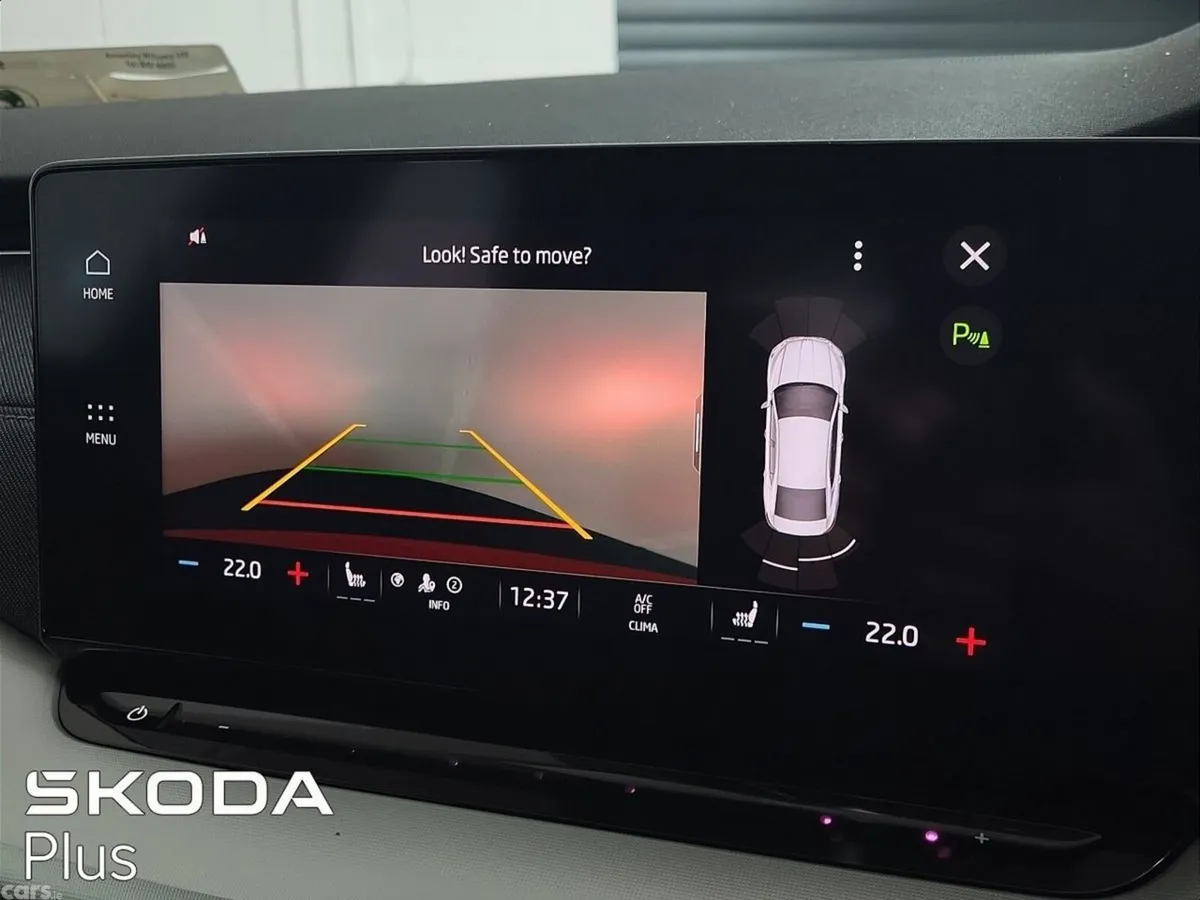 Skoda Octavia Saloon, Petrol Hybrid, 2024, Red