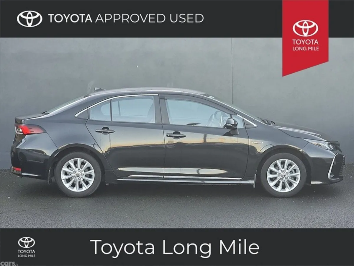 Toyota Corolla Saloon, Petrol Hybrid, 2021, Black