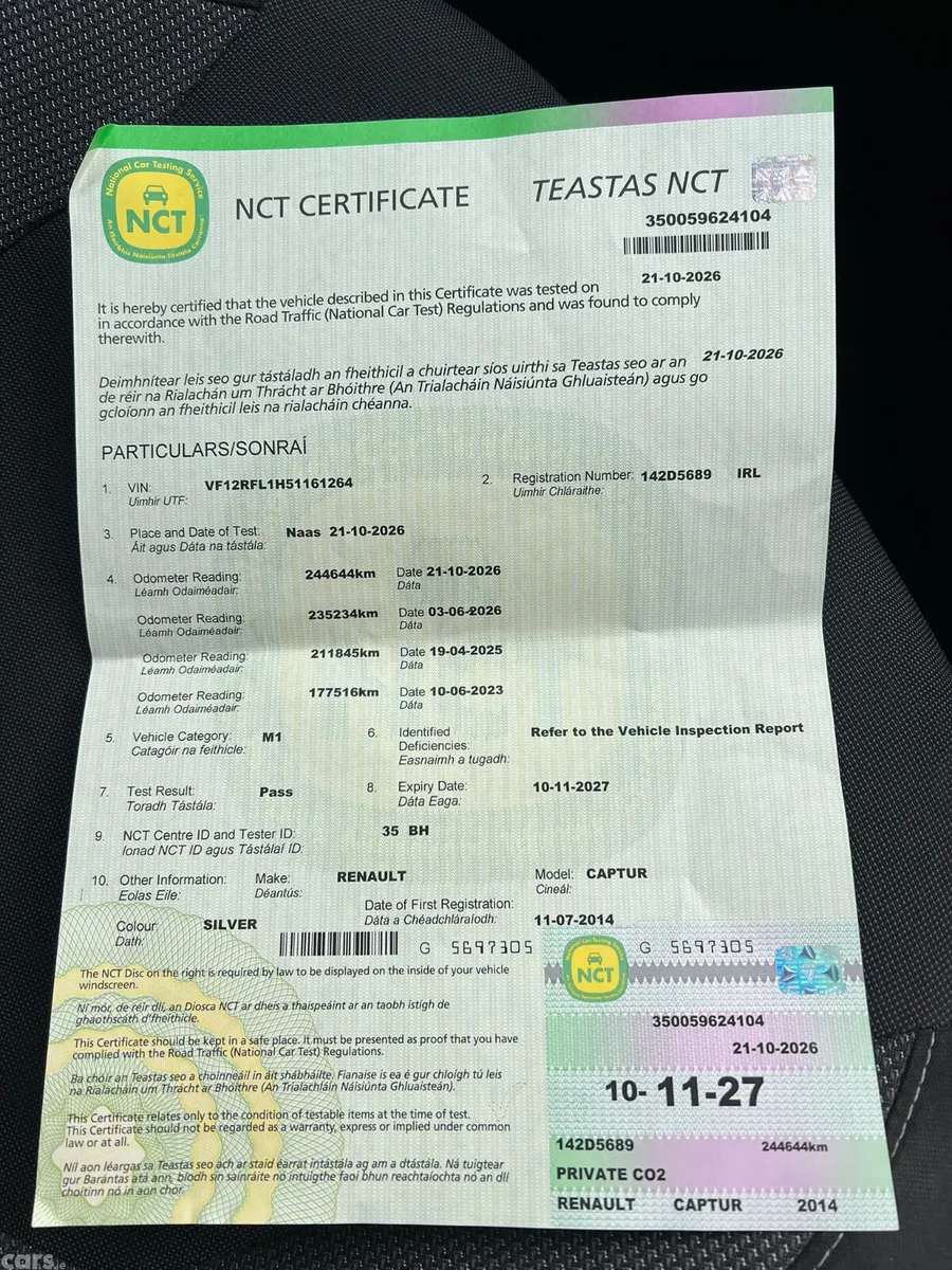 Renault Captur Hatchback, Diesel, 2014, Silver