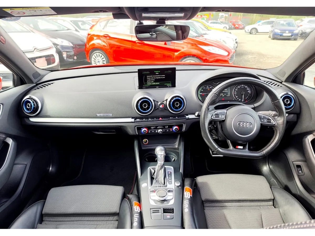 Audi A3 Hatchback, Petrol Plug-in Hybrid, 2015, Red