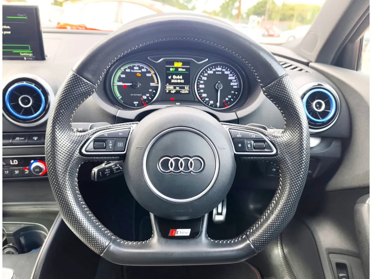 Audi A3 Hatchback, Petrol Plug-in Hybrid, 2015, Red