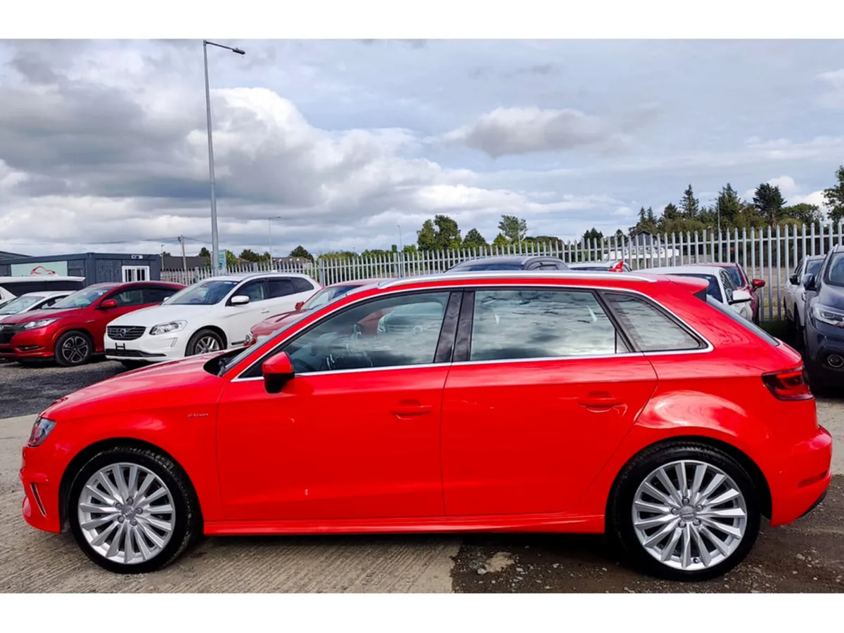 Audi A3 Hatchback, Petrol Plug-in Hybrid, 2015, Red