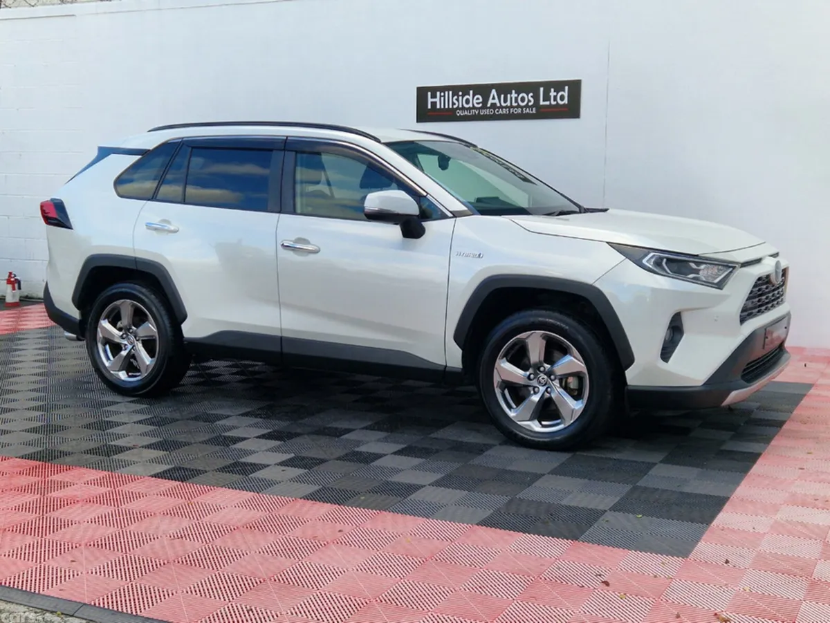 Toyota RAV4 SUV, Petrol Hybrid, 2019, White