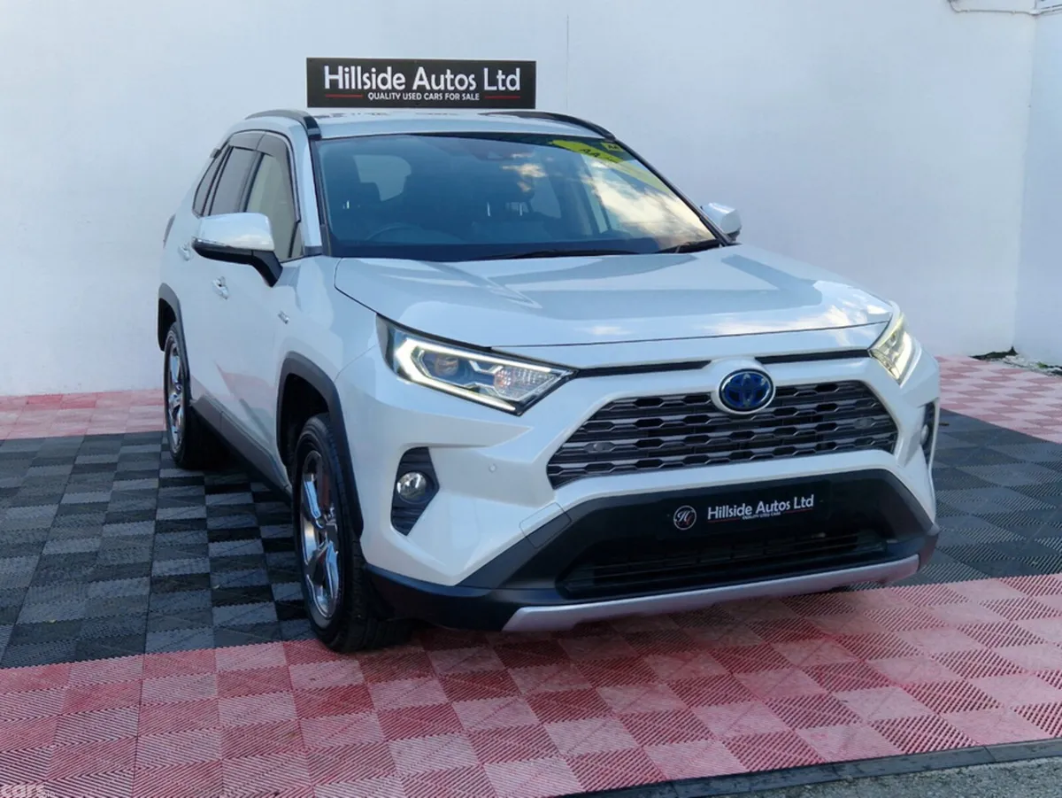 Toyota RAV4 SUV, Petrol Hybrid, 2019, White