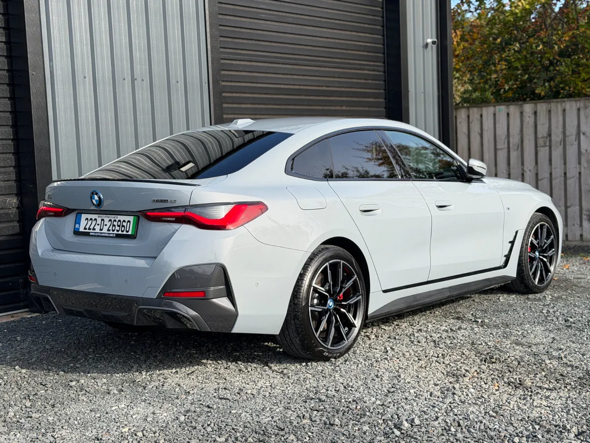 BMW i4 Hatchback, Electric, 2022, Grey