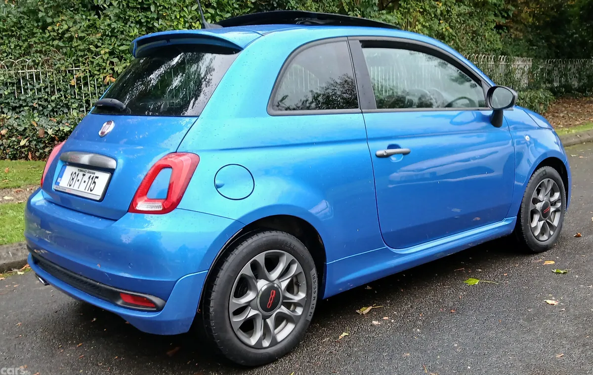 Fiat 500 Hatchback, Petrol, 2018, Blue