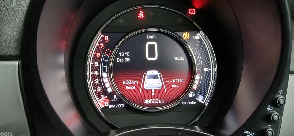 Fiat 500 Hatchback, Petrol, 2018, Blue