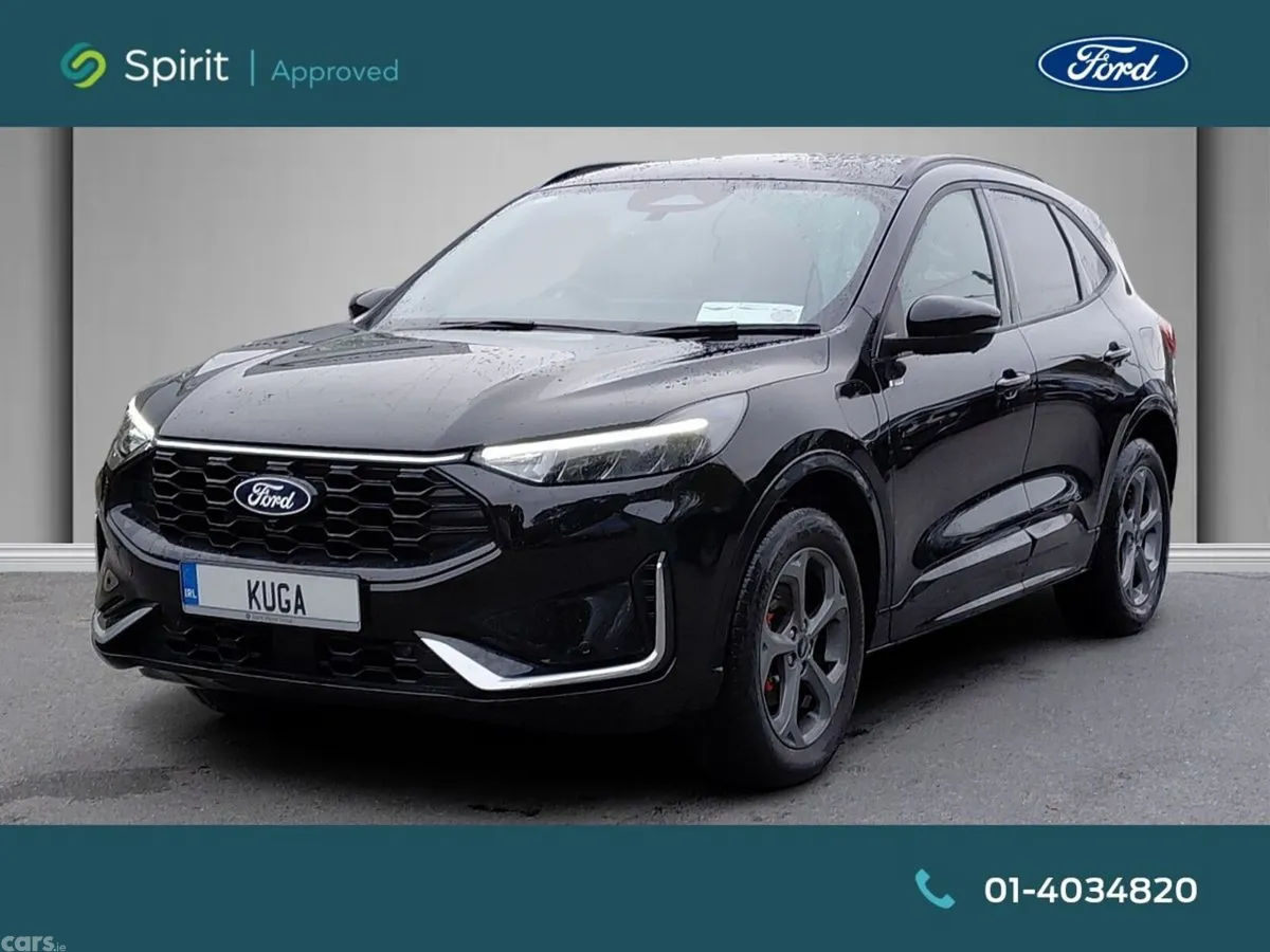 Ford Kuga SUV, Petrol Plug-in Hybrid, 2026, Black