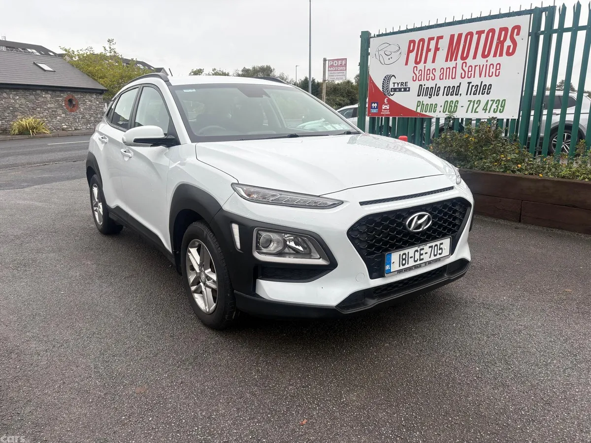 Hyundai KONA MPV, Petrol, 2018, White