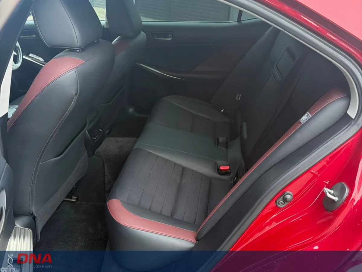 Lexus IS Saloon, Petrol Hybrid, 2018, Red