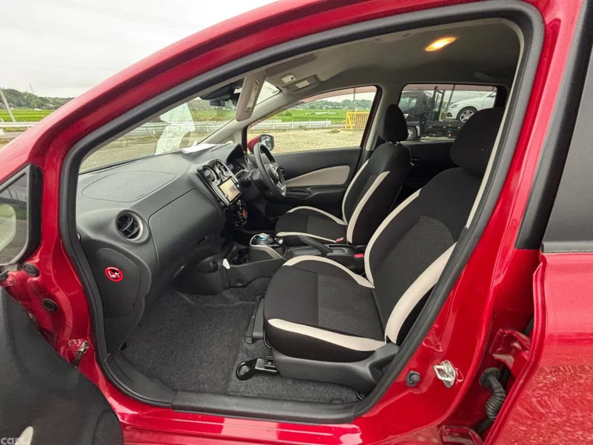 Nissan Note Hatchback, Petrol Hybrid, 2020, Red