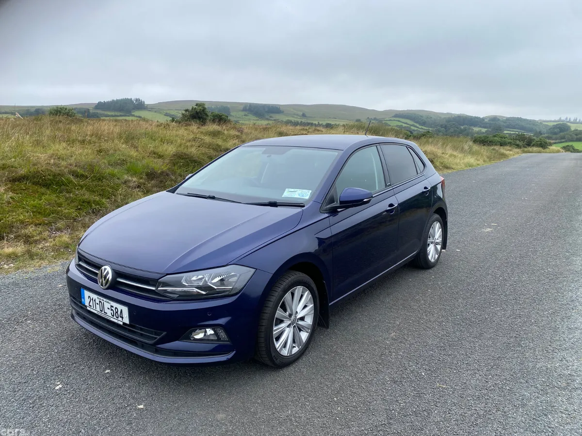 Volkswagen Polo Hatchback, Petrol, 2021, Blue