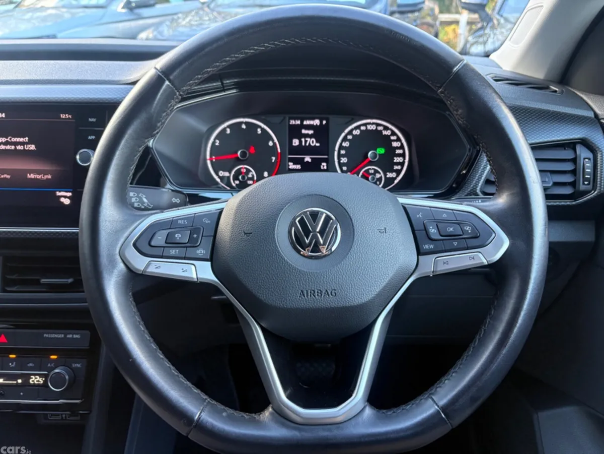 Volkswagen T-Cross Hatchback, Petrol, 2020, Blue