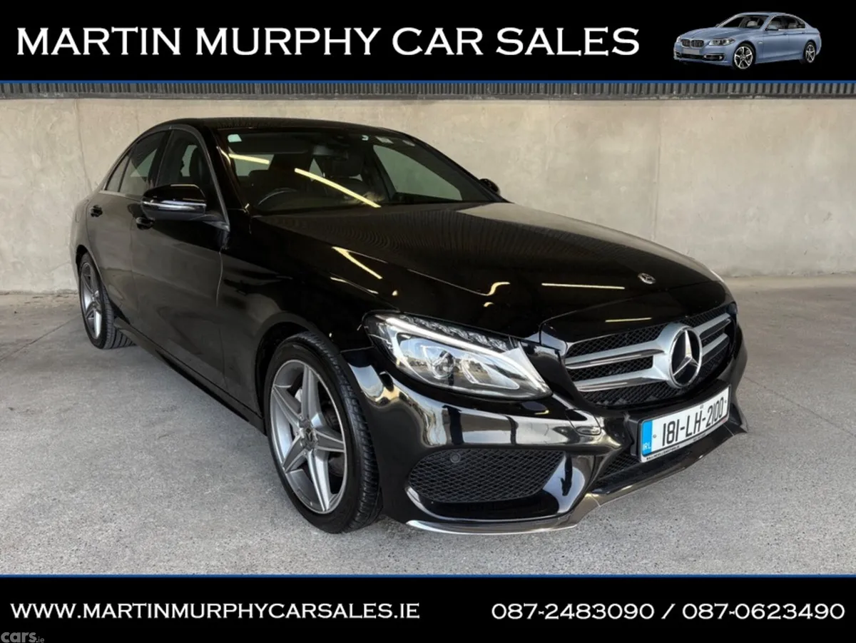 Mercedes-Benz C-Class Saloon, Petrol, 2018, Black