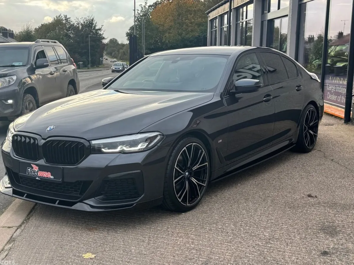 BMW 5-Series Saloon, Diesel Hybrid, 2021, Grey