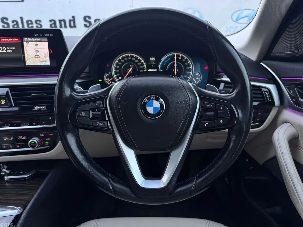 BMW 5-Series Saloon, Petrol Plug-in Hybrid, 2017, Blue