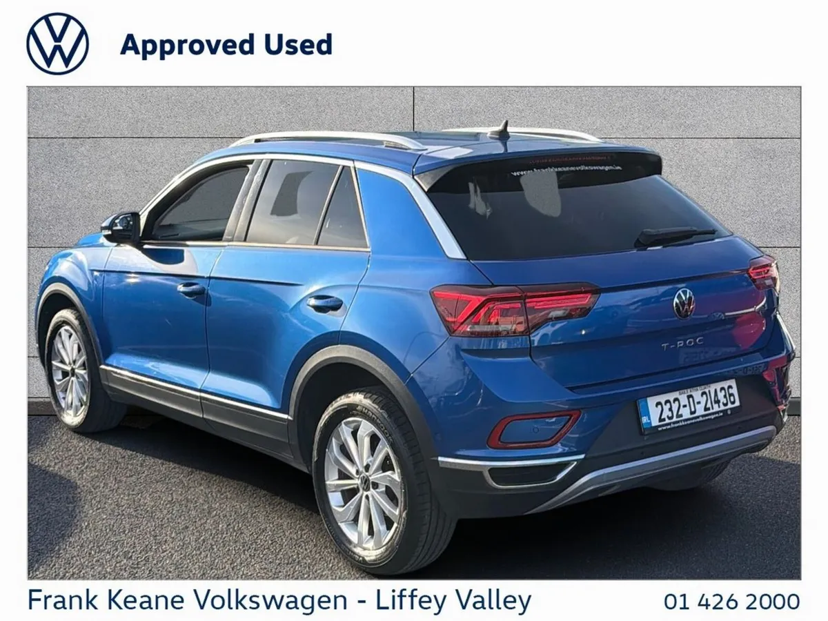 Volkswagen T-Roc SUV, Petrol, 2023, Blue