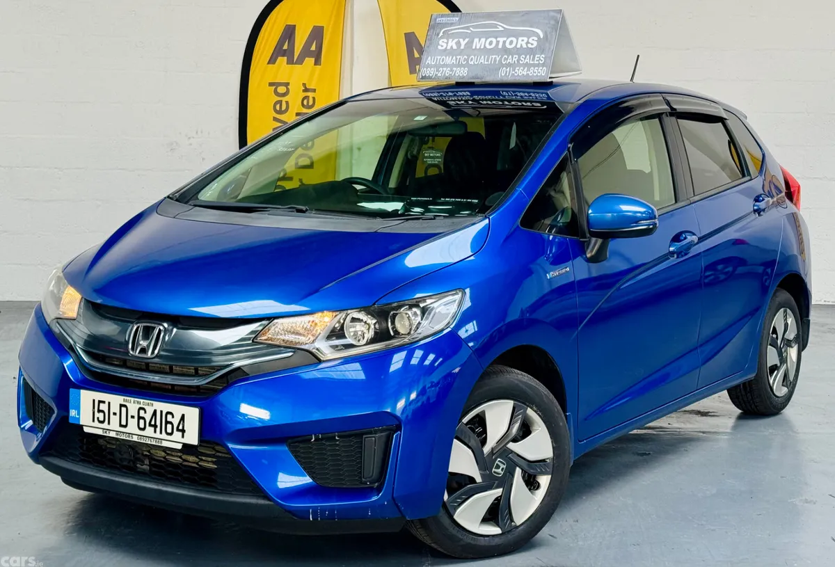 Honda Fit Hatchback, Petrol Hybrid, 2015, Blue
