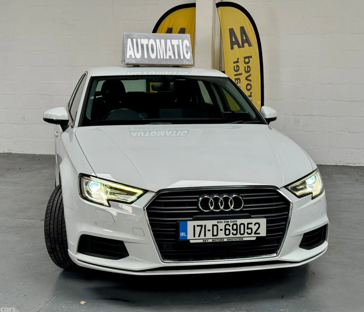 Audi A3 Saloon, Petrol, 2017, White