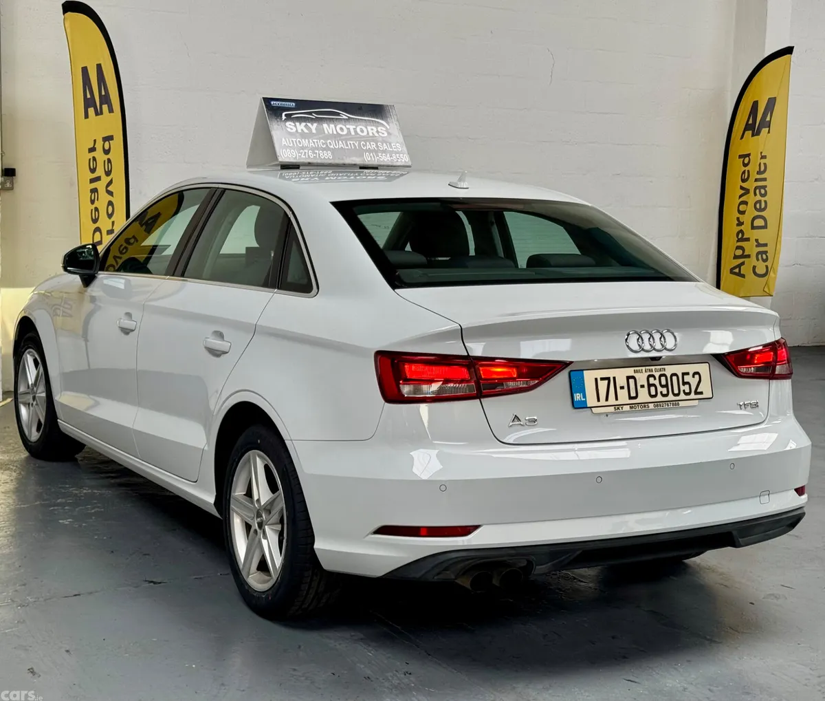 Audi A3 Saloon, Petrol, 2017, White