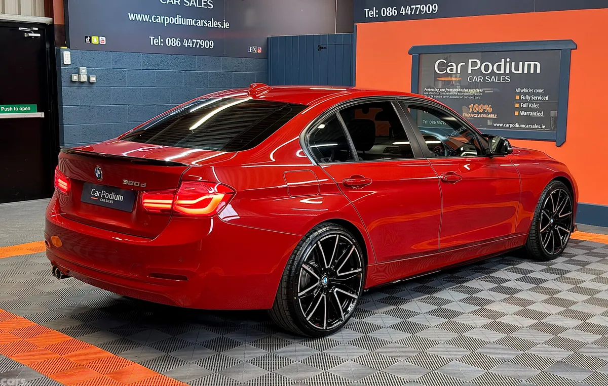 BMW 3-Series Saloon, Diesel, 2017, Red