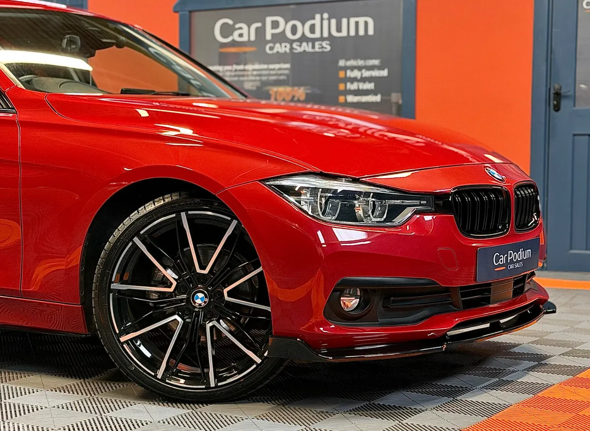 BMW 3-Series Saloon, Diesel, 2017, Red