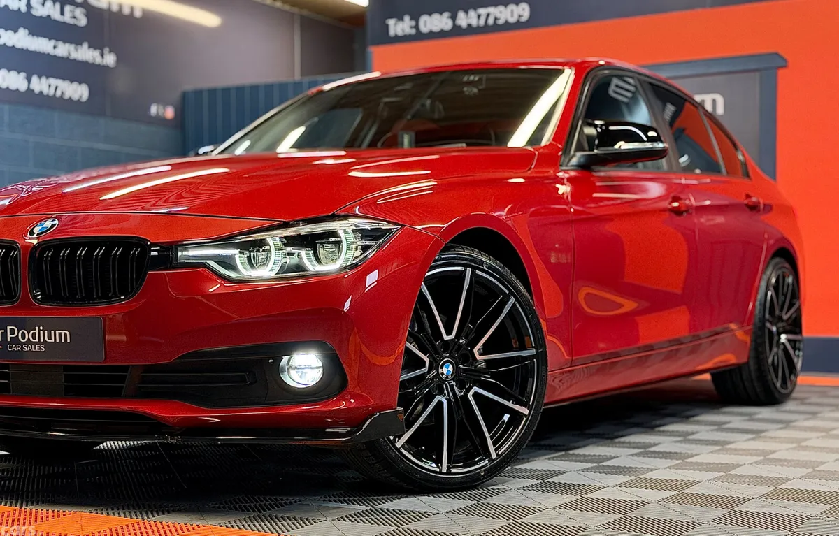 BMW 3-Series Saloon, Diesel, 2017, Red