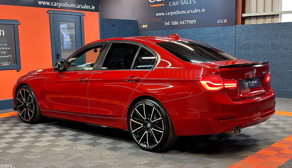 BMW 3-Series Saloon, Diesel, 2017, Red