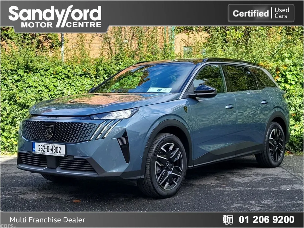Peugeot 5008 MPV, Petrol Hybrid, 2026, Blue
