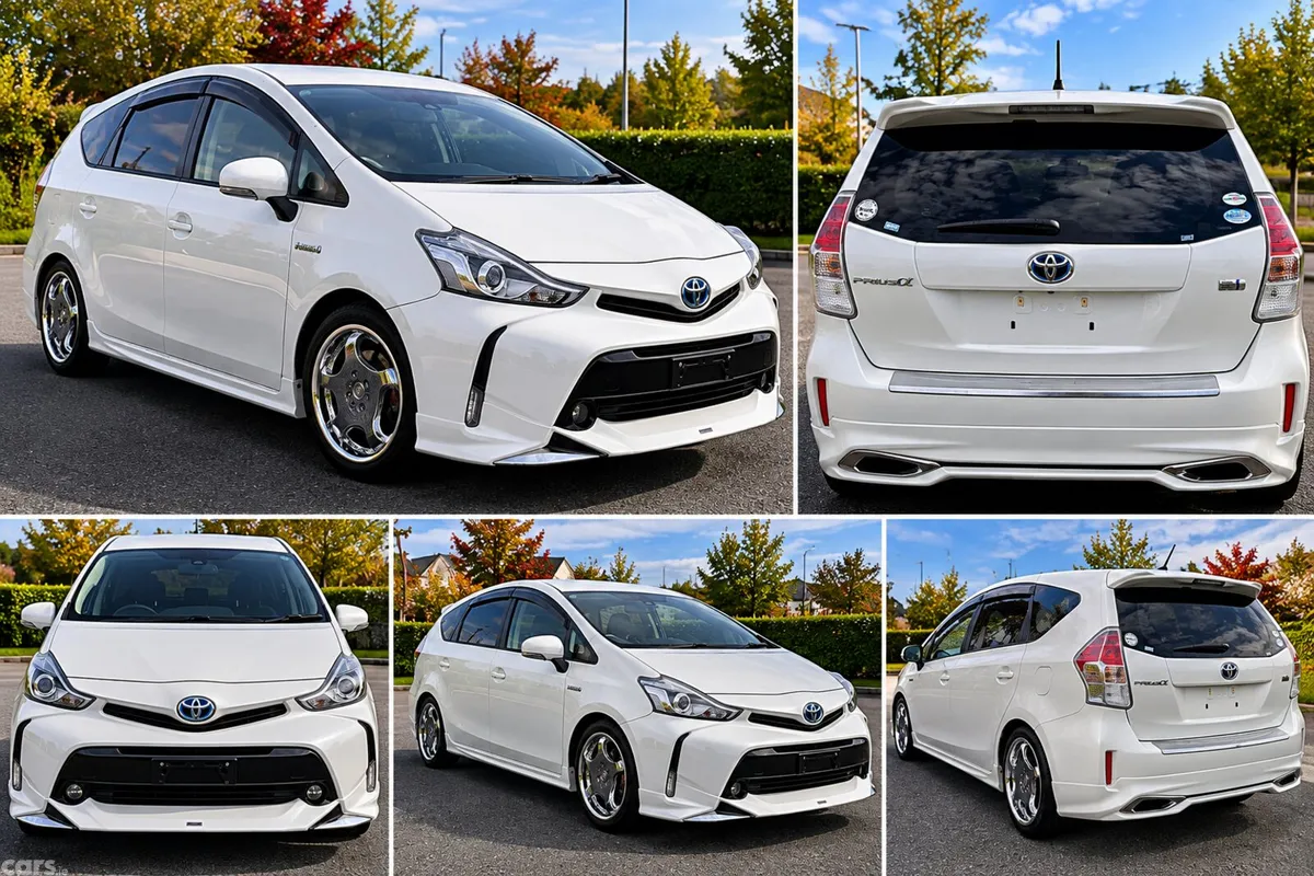 Toyota Prius MPV, Petrol Hybrid, 2015, White