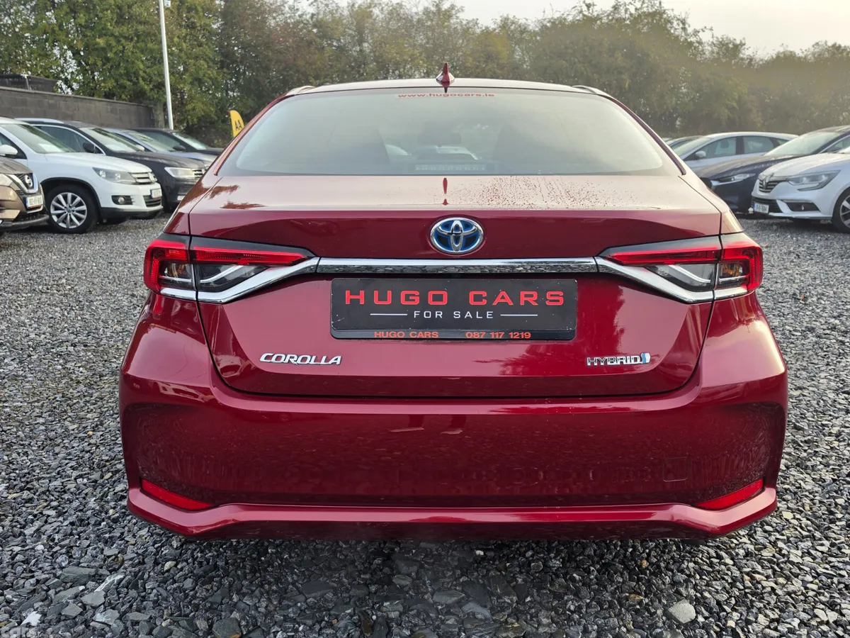 Toyota Corolla Saloon, Petrol Hybrid, 2020, Red