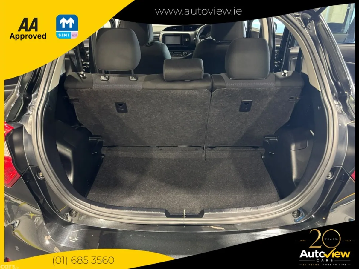 Toyota Vitz Hatchback, Petrol Hybrid, 2018, Black