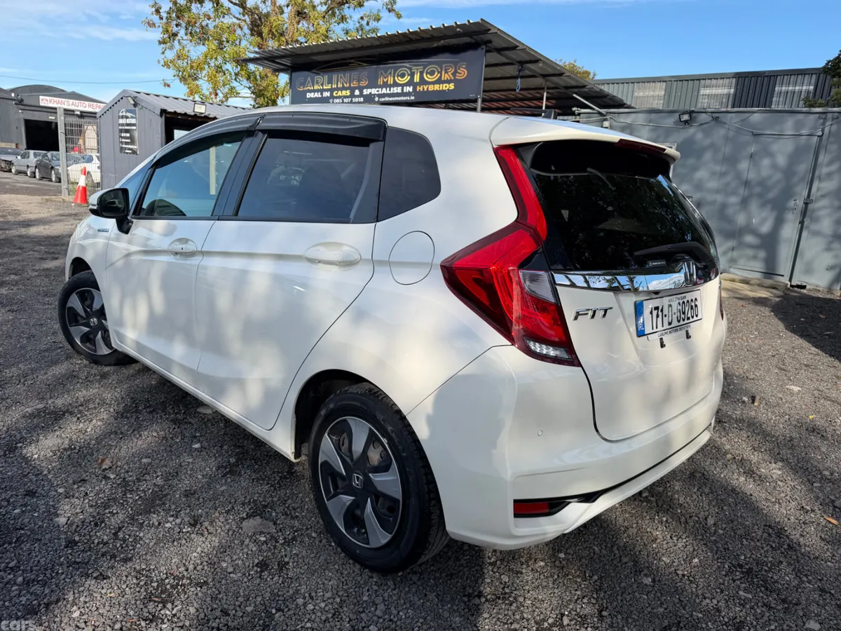 Honda Fit Hatchback, Petrol Hybrid, 2017, White