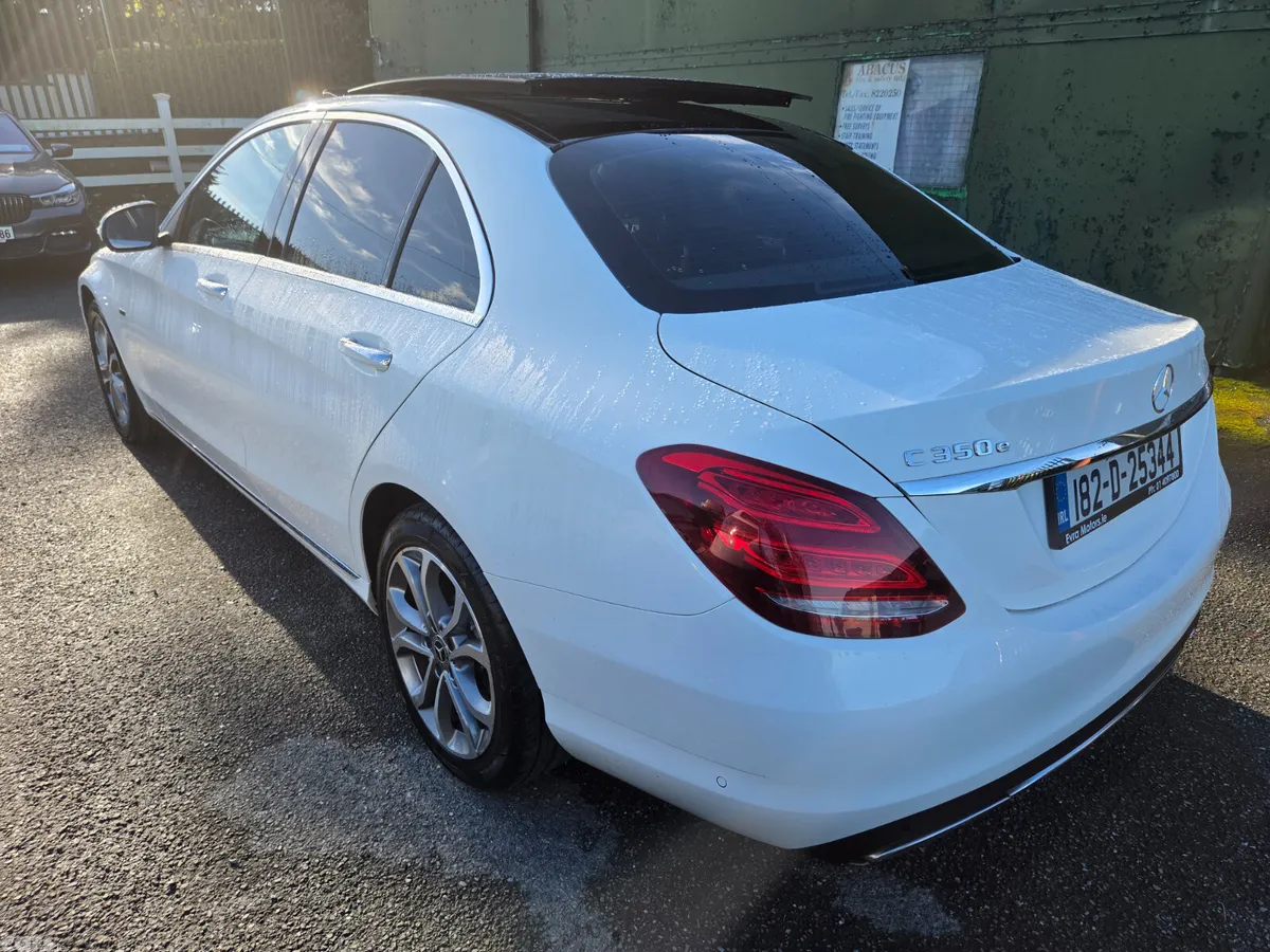Mercedes-Benz C-Class Saloon, Petrol Plug-in Hybrid, 2018, White