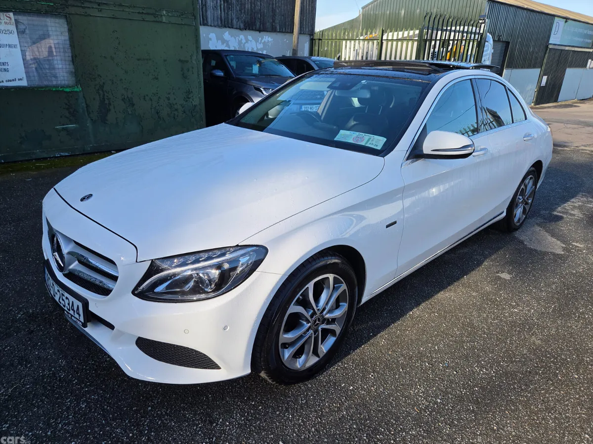 Mercedes-Benz C-Class Saloon, Petrol Plug-in Hybrid, 2018, White
