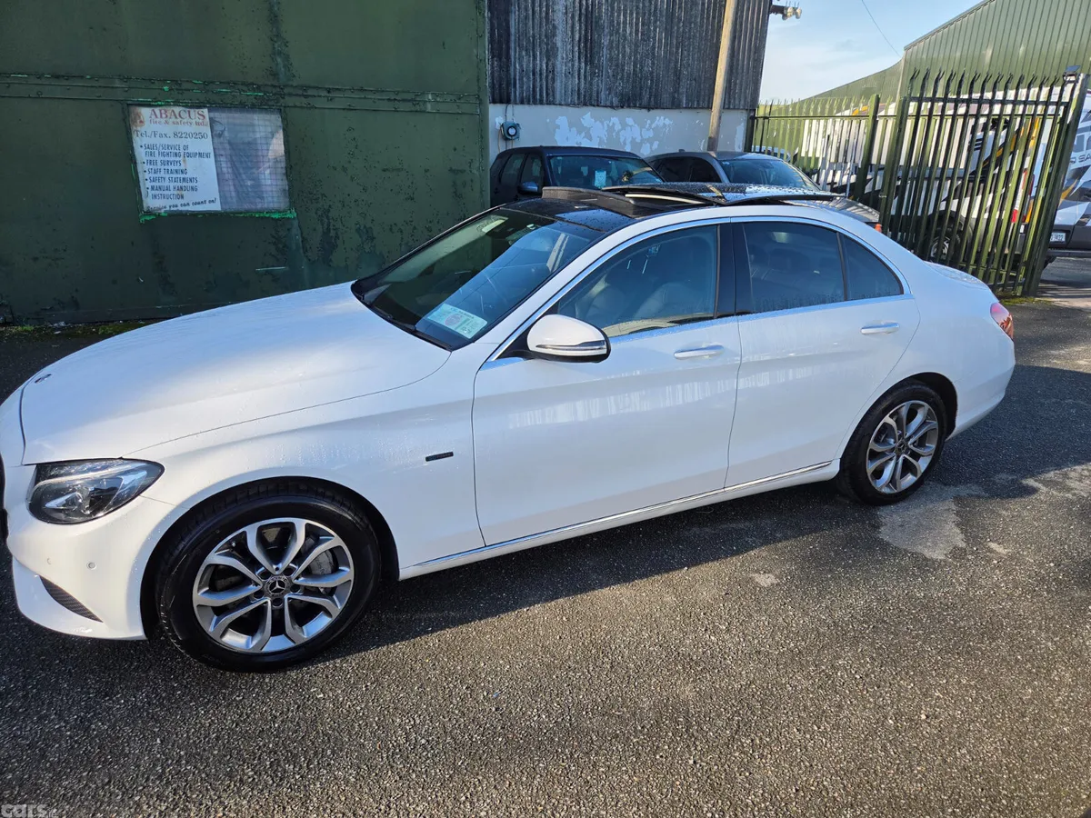 Mercedes-Benz C-Class Saloon, Petrol Plug-in Hybrid, 2018, White