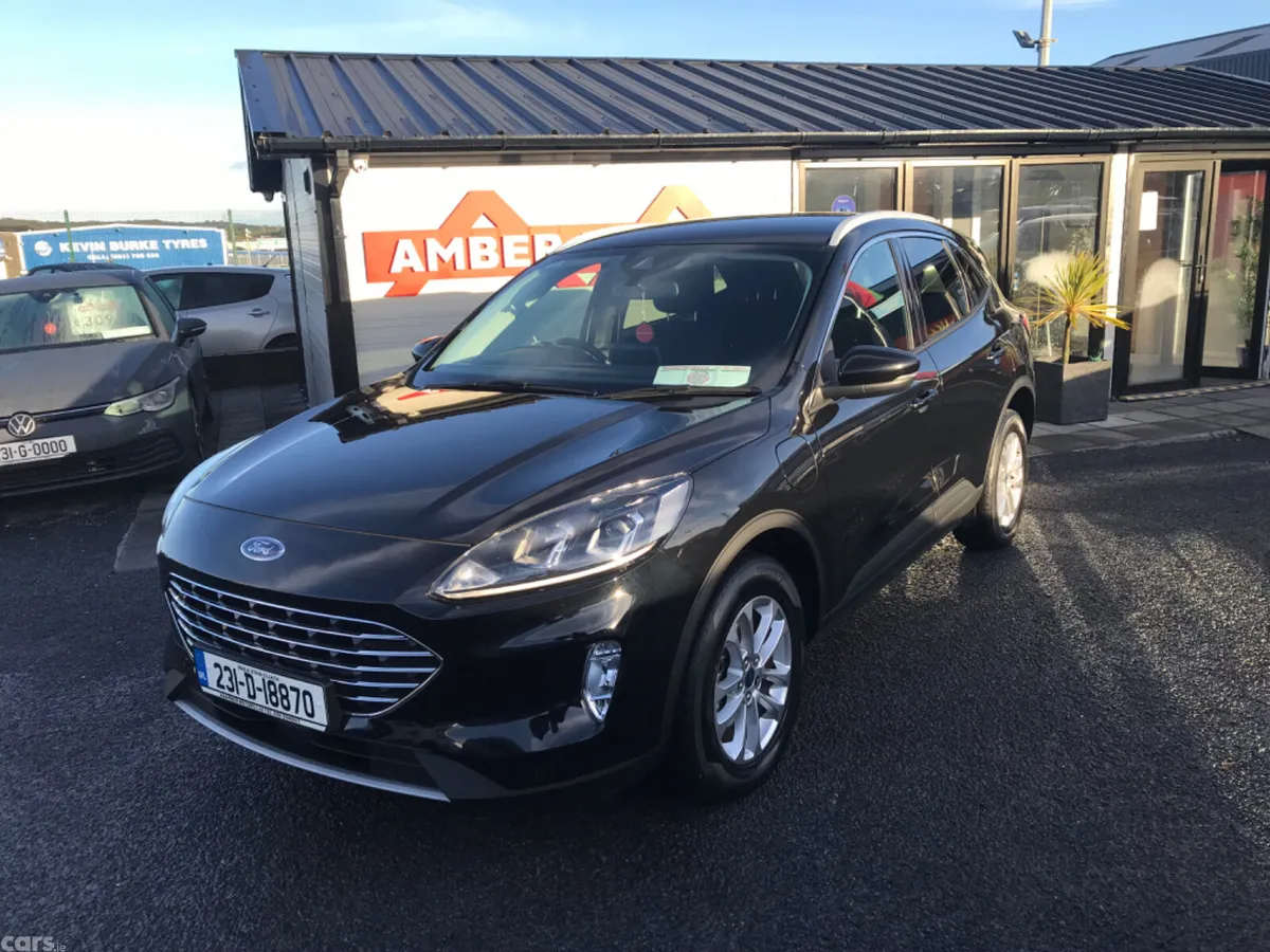 Ford Kuga SUV, Petrol Plug-in Hybrid, 2023, Black