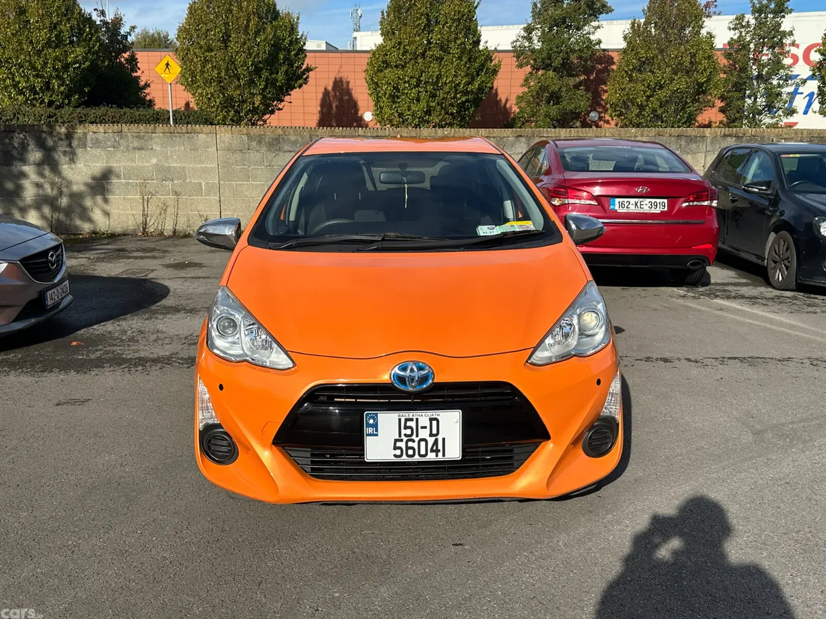 Toyota Aqua Hatchback, Petrol Hybrid, 2015, Orange