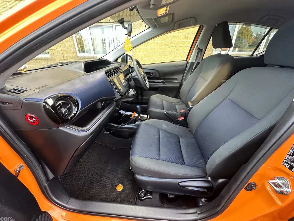 Toyota Aqua Hatchback, Petrol Hybrid, 2015, Orange