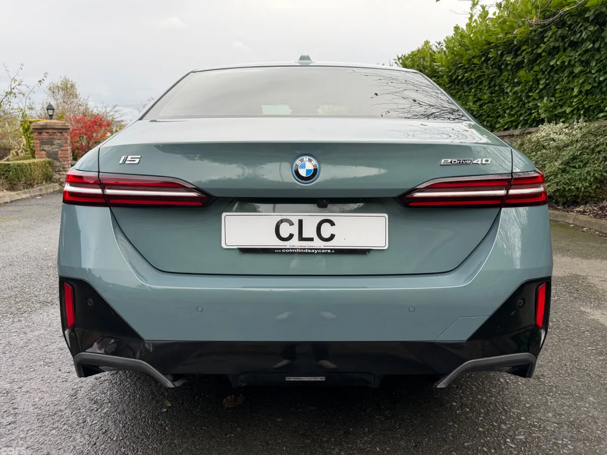 BMW i5 Saloon, Electric, 2024, Green