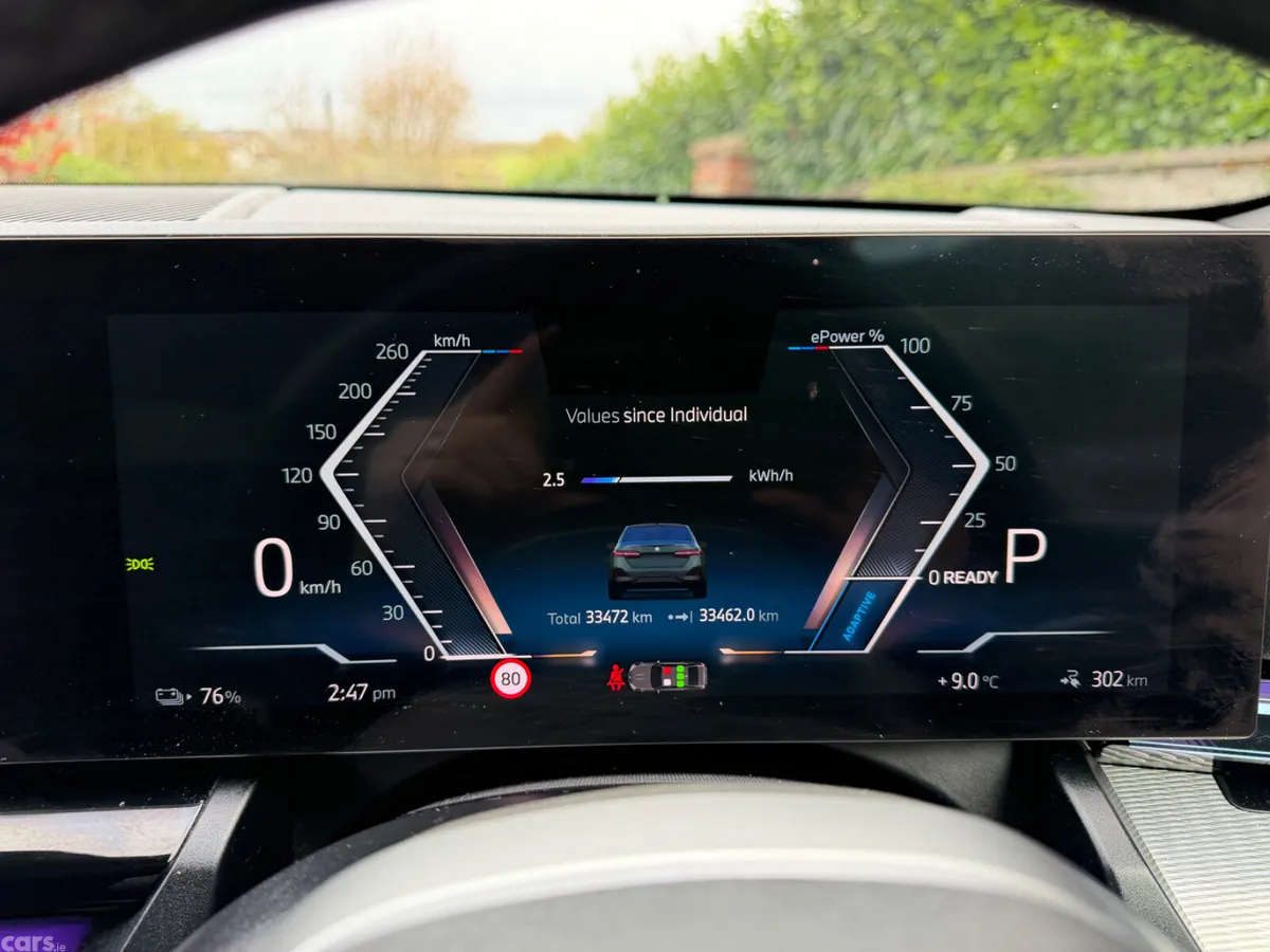 BMW i5 Saloon, Electric, 2024, Green