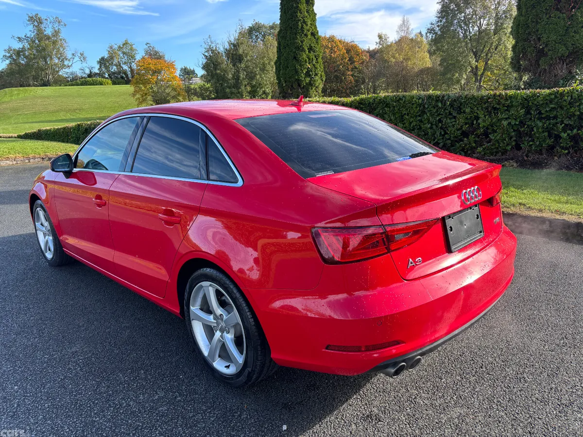 Audi A3 Saloon, Petrol, 2015, Red