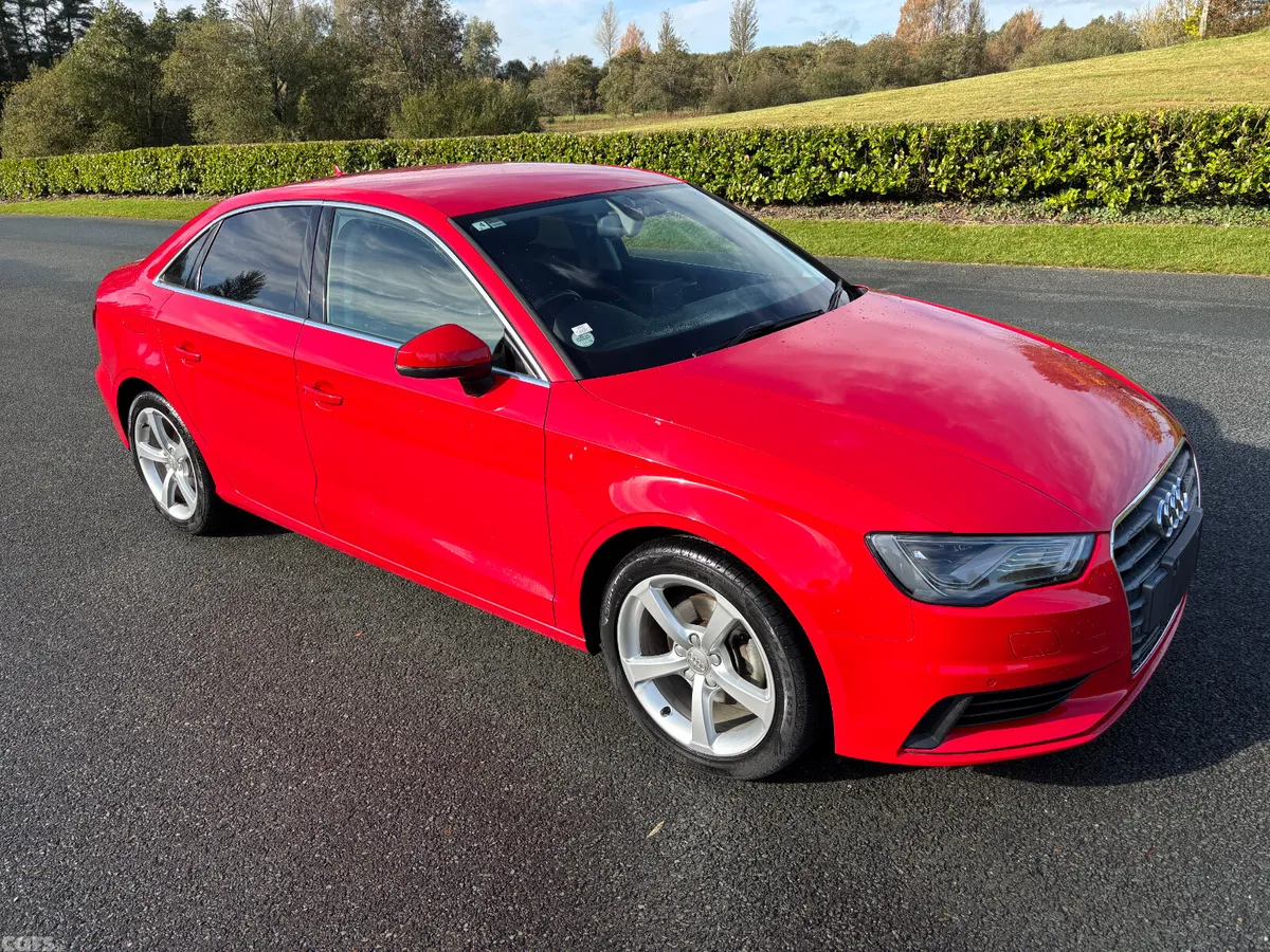 Audi A3 Saloon, Petrol, 2015, Red