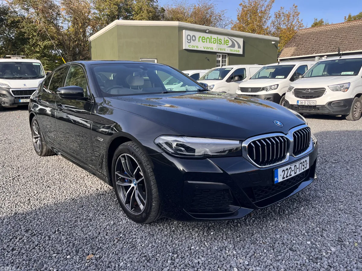 BMW 5-Series Saloon, Petrol Plug-in Hybrid, 2022, Black