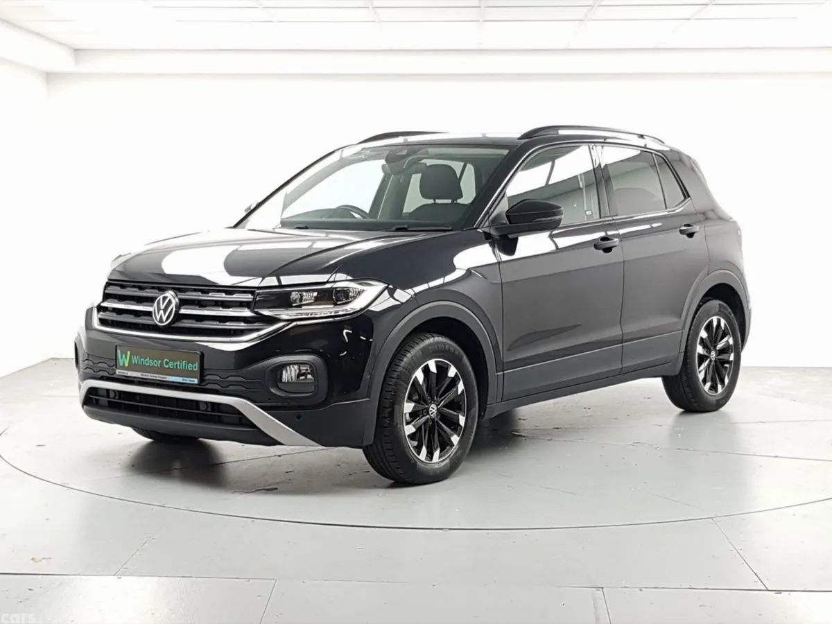 Volkswagen T-Cross Hatchback, Petrol, 2021, Black