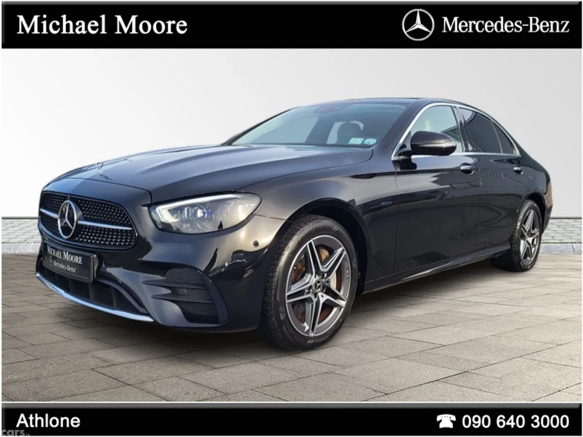 Mercedes-Benz E-Class Saloon, Diesel Plug-in Hybrid, 2021, Black